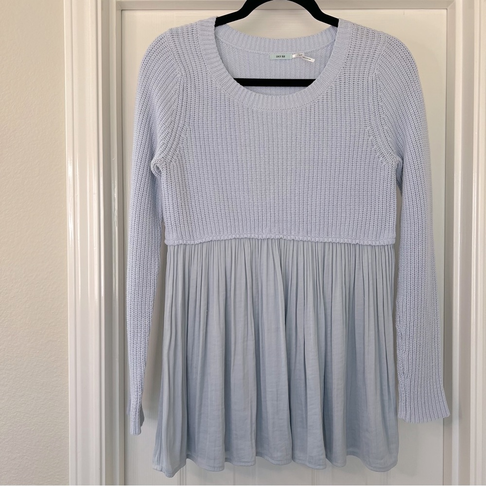 KIMCHI BLUE Layered Knit Sweater Top Shirt M